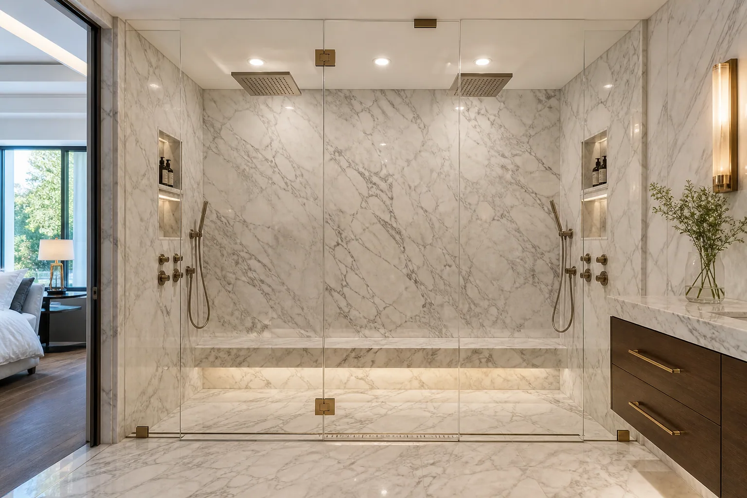 Walk-in shower design 8 by California Bath & Design