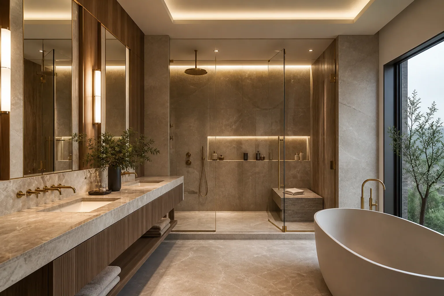 Luxury bathroom design 2 by California Bath & Design