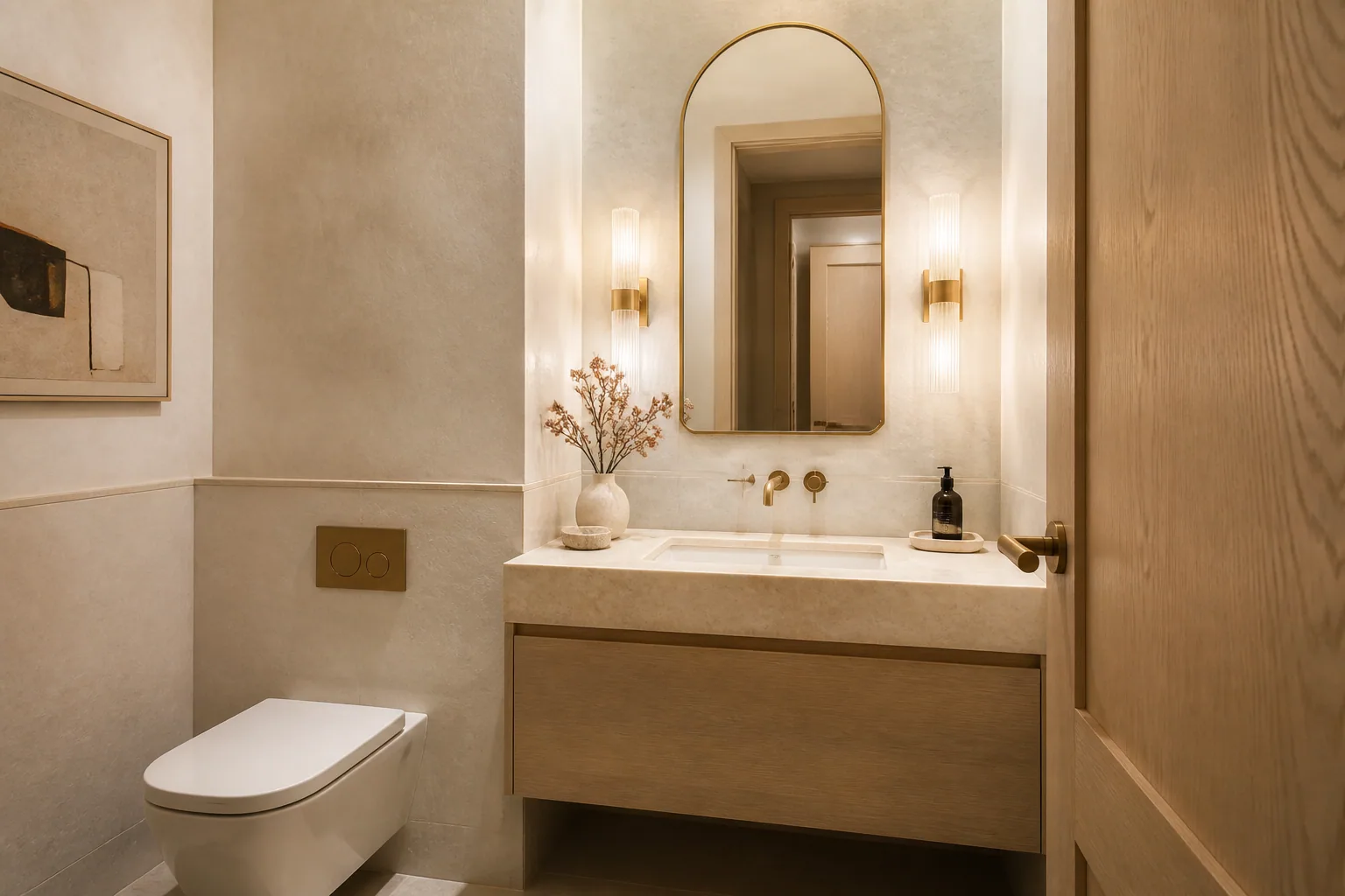 Powder room design 6 by California Bath & Design