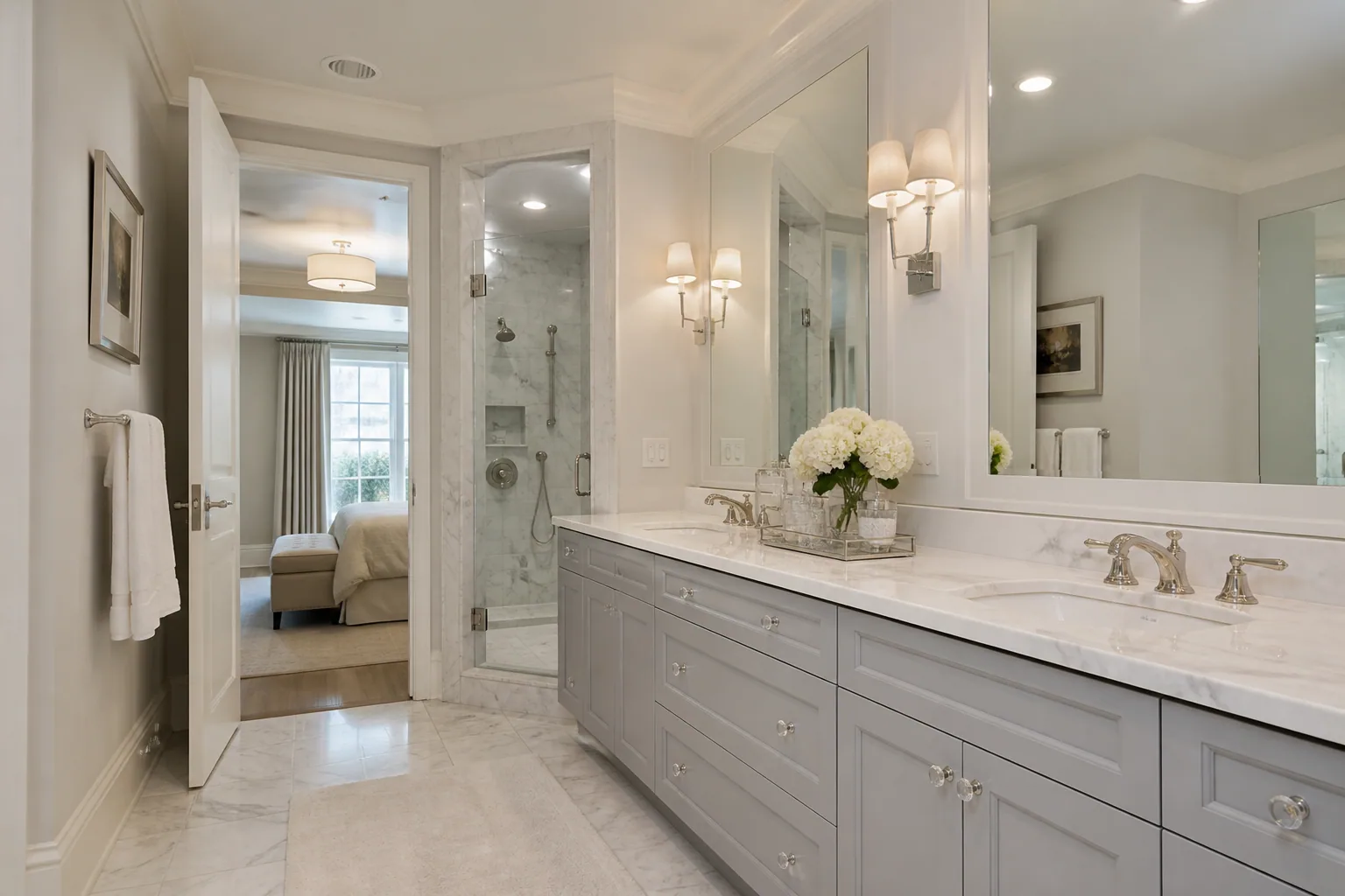 Transitional bathroom design 6 by California Bath & Design