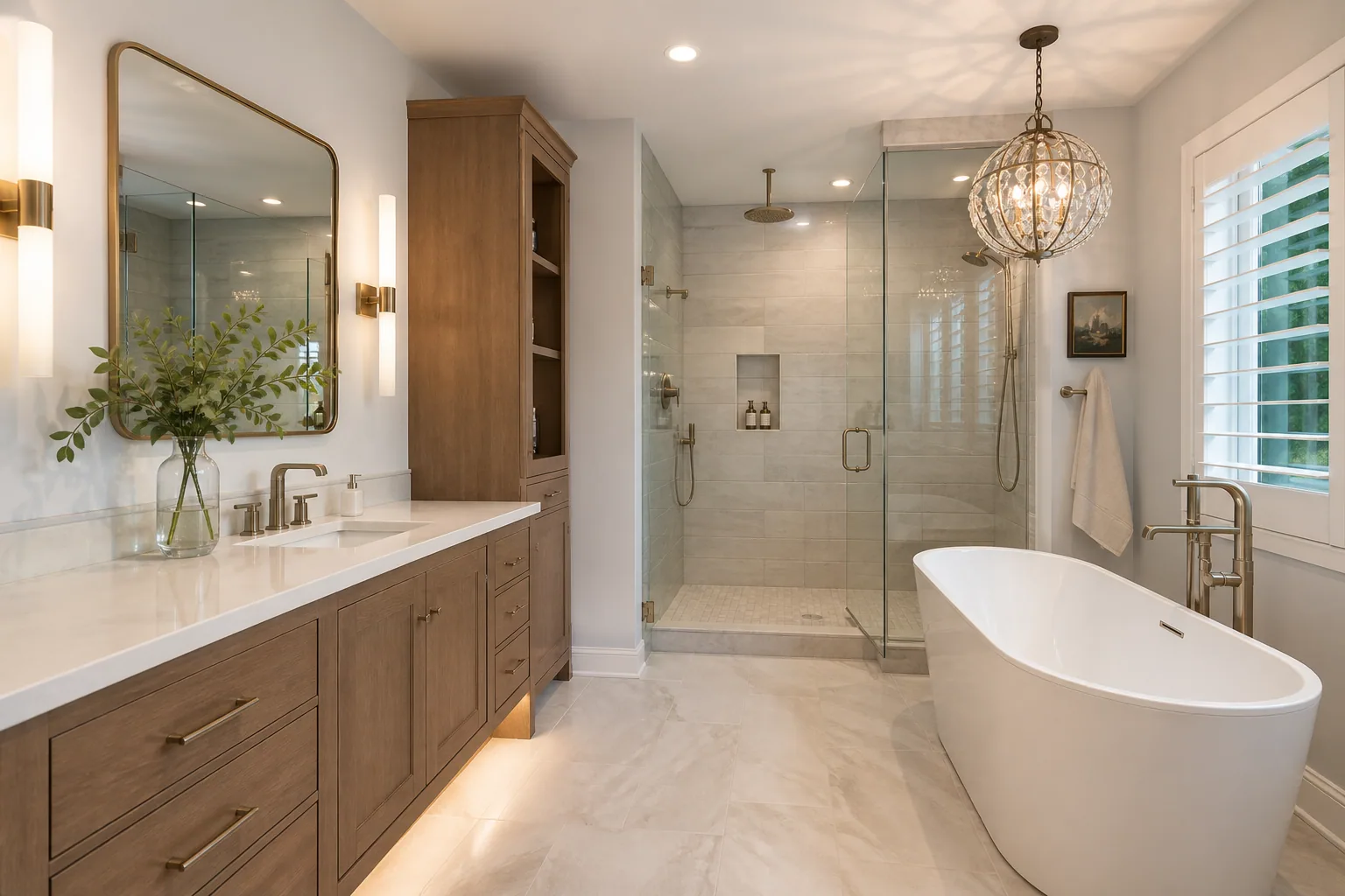 Complete bathroom remodel design 1 by California Bath & Design