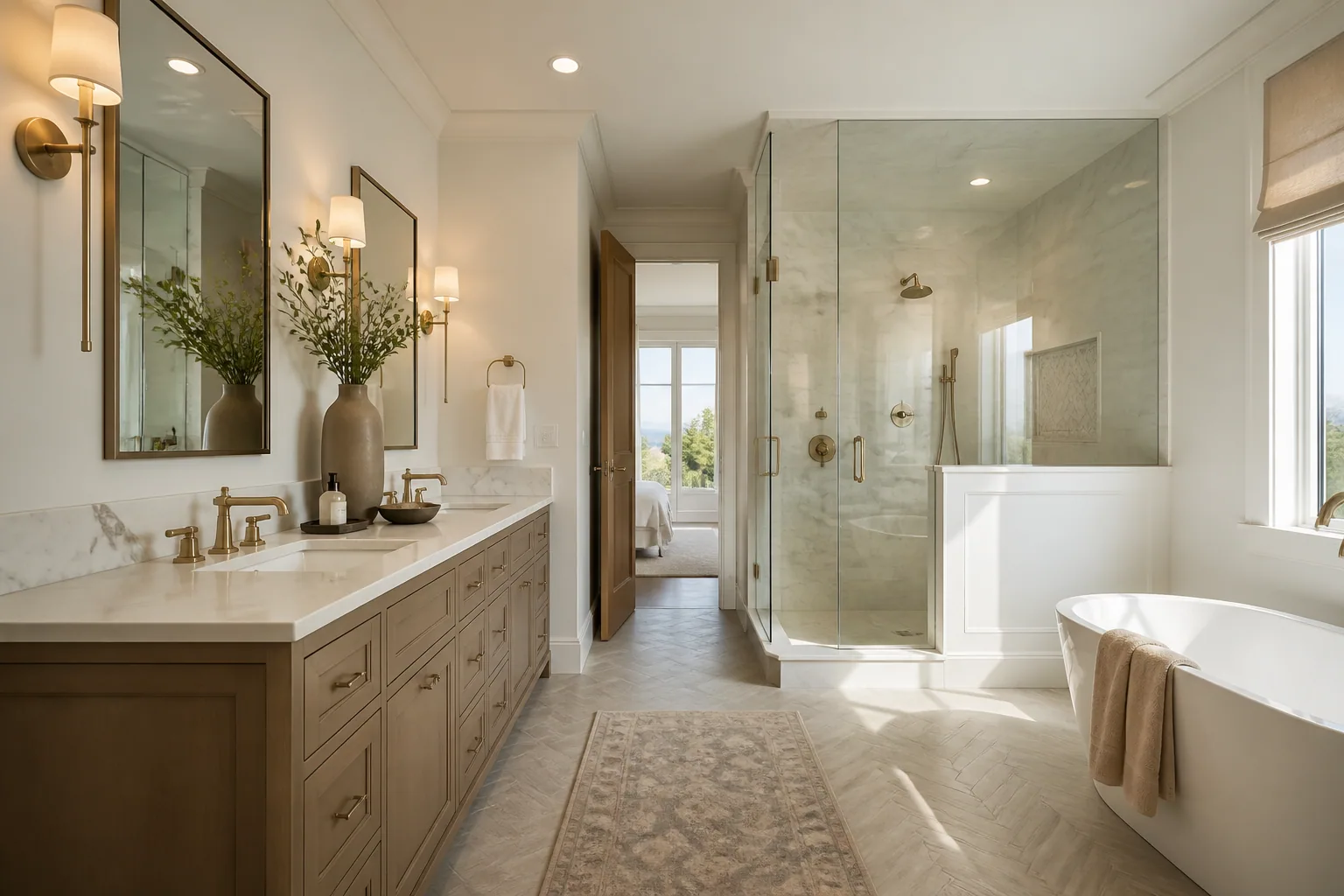 Transitional bathroom design 10 by California Bath & Design