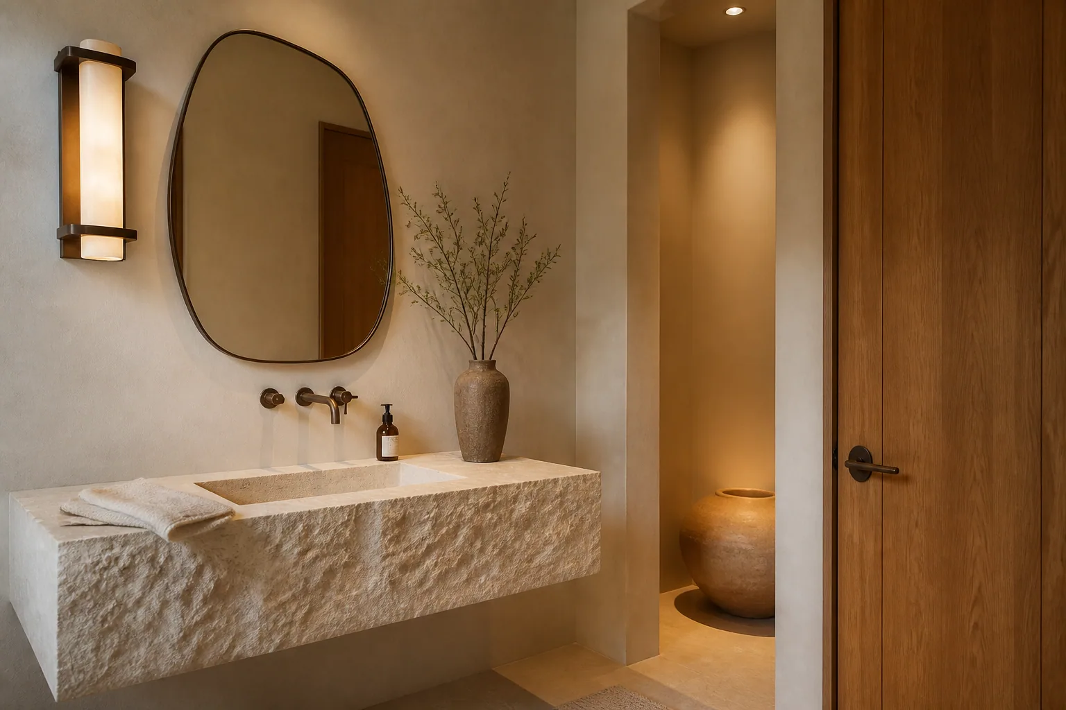 Powder room design 3 by California Bath & Design