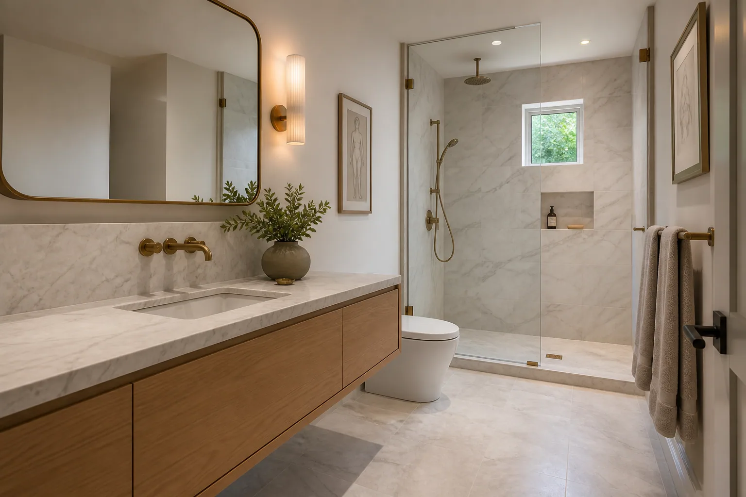 Guest bathroom design 1 by California Bath & Design