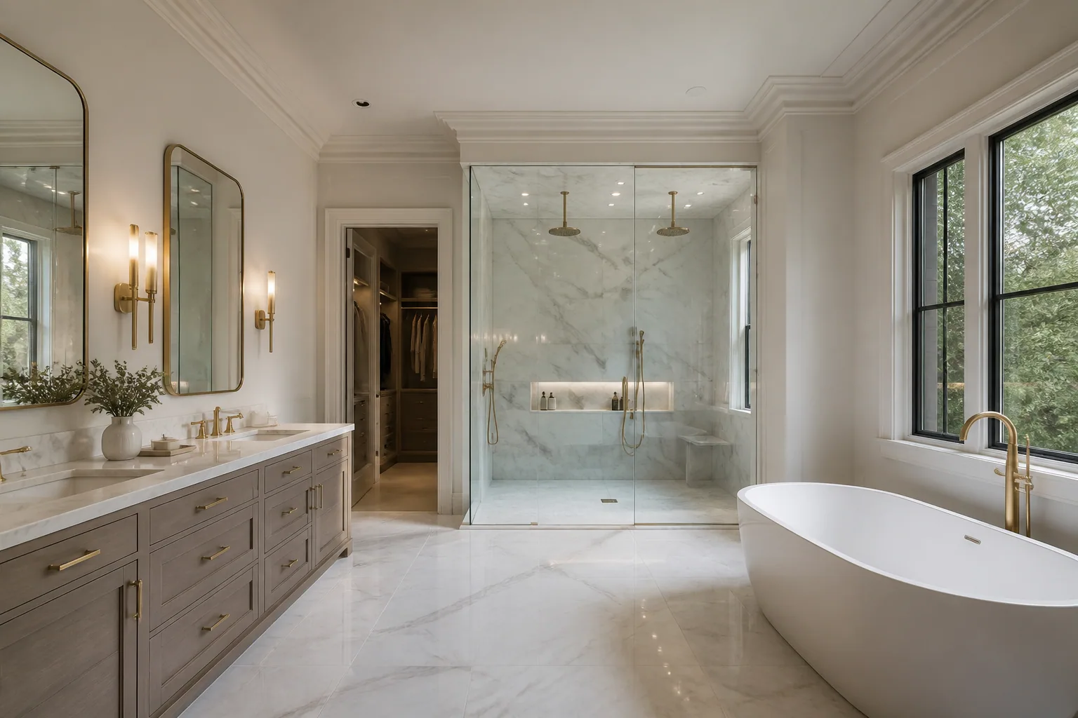Transitional bathroom design 9 by California Bath & Design