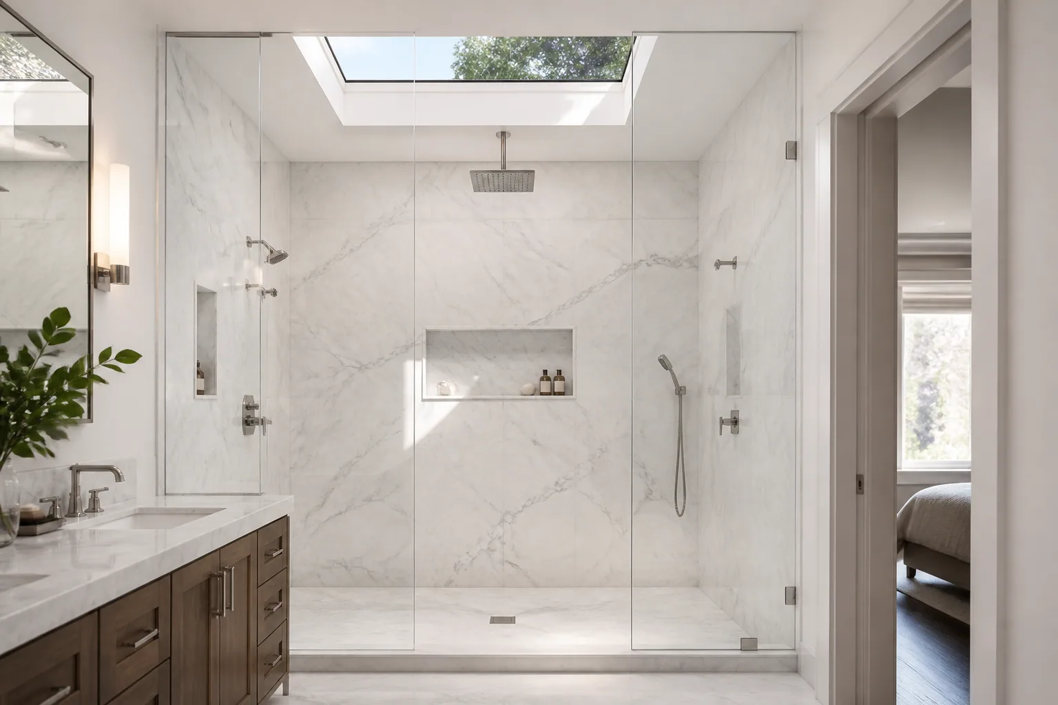 Light palette bathroom design 8 by California Bath & Design