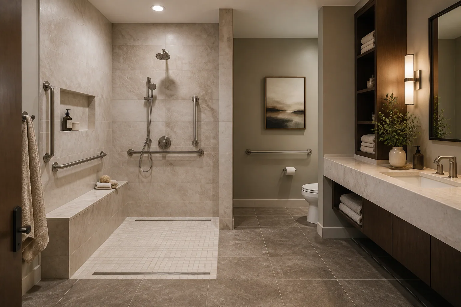 Accessible bathroom design 1 by California Bath & Design
